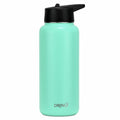 Borraccia DRINCO® in acciaio inox da 32 oz (3 tappi) - Verde acqua