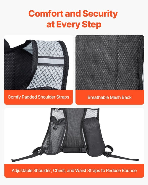 Hydration Backpack with 2L TPU Water Bladder, Hydration Pack Backpack,