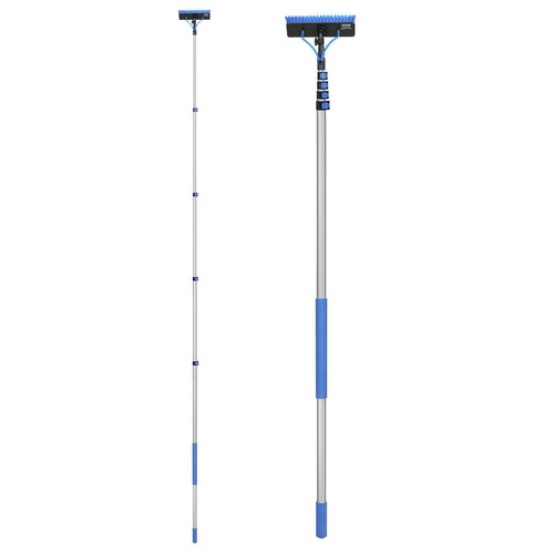 Water Fed Pole Kit, 9m Solar Panel Cleaning Pole with Extendable